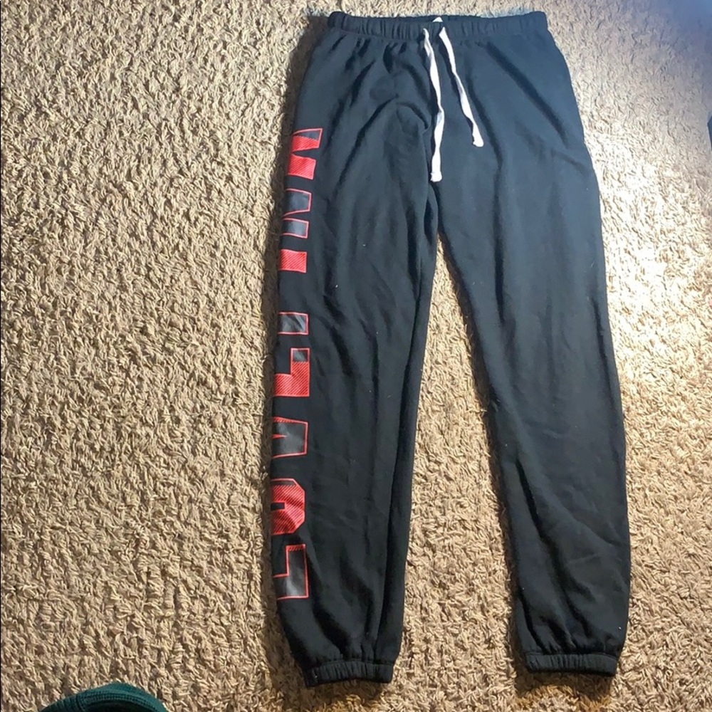 Black “pink” sweatpants
